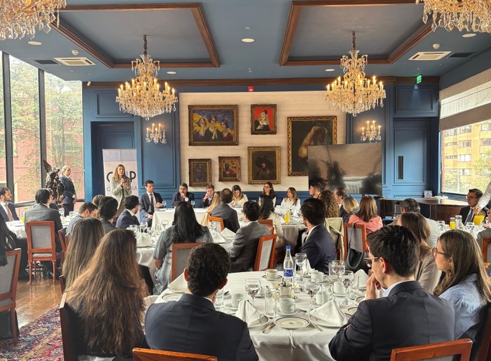 Evento de llegada de la Cámara Arbitral Internacional de París a Colombia, en Bogotá